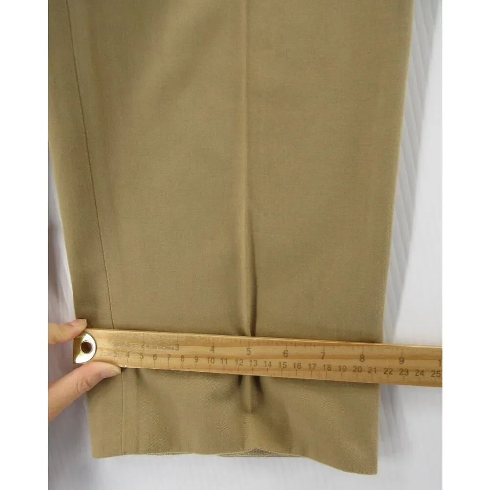 Ermenegildo Zegna Pants 36X29 Tan Soft Chino Khakis Trousers Italy 52